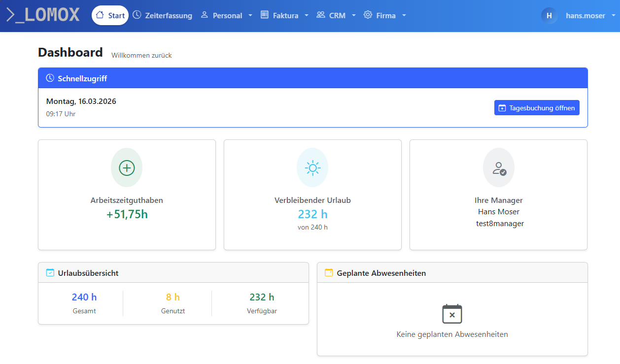 Workpilot Dashboard